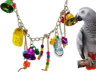 🐦 bonka bird toys 1493 bellcroc bird toy: ideal parrot cage toy for african grey, amazon, and cockatoo логотип