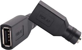 img 1 attached to AAOTOKK 5 5X2 1мм Разъем Зарядка 2 упаковки USB