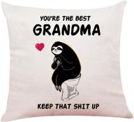 yuzi n grandma grandson cushion mothers logo