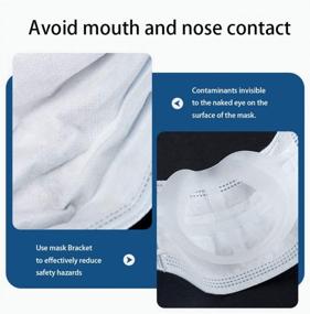 img 3 attached to CareMask: Superior 🌬️ Comfort Breathing Washable Reusable Protector