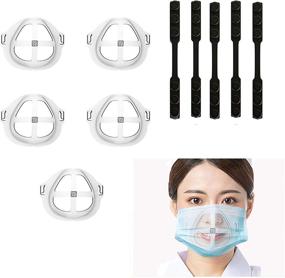 img 4 attached to CareMask: Superior 🌬️ Comfort Breathing Washable Reusable Protector