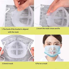 img 2 attached to CareMask: Superior 🌬️ Comfort Breathing Washable Reusable Protector