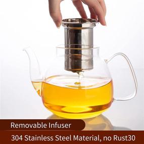 img 1 attached to 🍵 PARACITY Stainless Steel Blooming Teapot Infuser