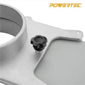 img 1 attached to 🔒 High Performance Aluminum Blast Gate by POWERTEC, 3-Inch