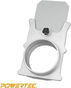 img 2 attached to 🔒 High Performance Aluminum Blast Gate by POWERTEC, 3-Inch