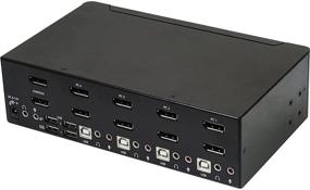 img 1 attached to 🖥️ StarTech.com DisplayPort KVM - 4 Port - 4K 60Hz - Dual Monitor KVM - DisplayPort Switch - KVM DisplayPort - Desktop KVM Switch - SV431DPDDUA2