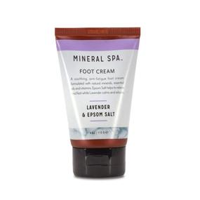 img 2 attached to 🌿 Mineral Spa Lavender & Epsom Salt Foot Cream - Soothe and Rejuvenate, 4 Ounce