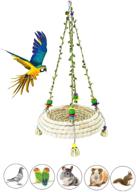 natural material handmade hanging cockatoos logo