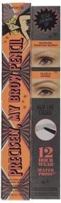 img 2 attached to Brow Perfection Achieved with Benefit Precisely My Brow Pencil - Ultra Fine Defining Pencil, Shade #2, 0.08g/0.002oz