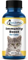 bestlife4pets immunity boost supplement for cats – enhances feline respiratory and digestive system to combat colds and infections – natural and convenient remedy (450 pills) logo