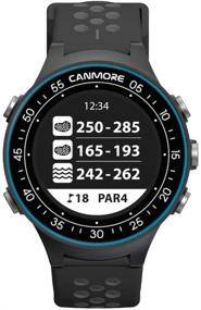 img 3 attached to 🏌️ CANMORE TW-410G GPS Golf Watch with Step Tracking (Turquoise) - Preloaded with 38,000+ Free Worldwide Golf Courses - Minimalist, User-Friendly Design