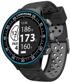 img 4 attached to 🏌️ CANMORE TW-410G GPS Golf Watch with Step Tracking (Turquoise) - Preloaded with 38,000+ Free Worldwide Golf Courses - Minimalist, User-Friendly Design