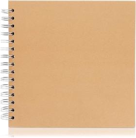 img 4 attached to 8x8 Inches Hardcover Kraft Scrapbook Album with 40 Sheets