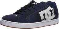 dc mens skate shoe white logo