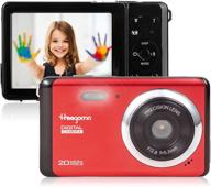 компактная hd цифровая камера для детей - жк-экран, перезаряжаемая, идеальный подарок для начинающих, учеников и подростков логотип