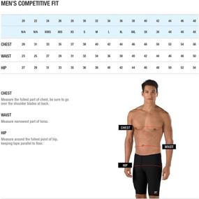 img 1 attached to 🏊 High-Performance Speedo Men's Swimsuit Jammer: Eco Prolt Printed Team Colors for Optimal Style and Function