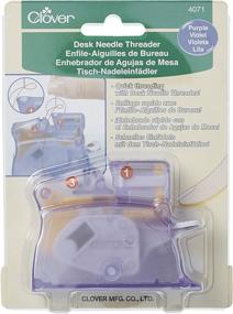 img 1 attached to Purple Sewing 🪡 Needle Threader 4071 by Clover