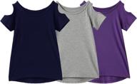 👚 irelia girls sleeve shirts: stylish shoulder tops for girls' clothing logo