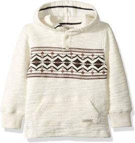 img 2 attached to Lucky Brand Sleeve Pullover Greyheather Boys' Clothing