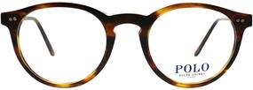 img 2 attached to 👓 Очки Polo PH2083 в цвете "Хавана" с полосатым дизайном