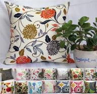 tangdepot cotton printcloth decorative cushion логотип