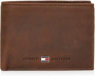 👔 stylish tommy hilfiger johnson pocket wallets: essential men's accessories logo