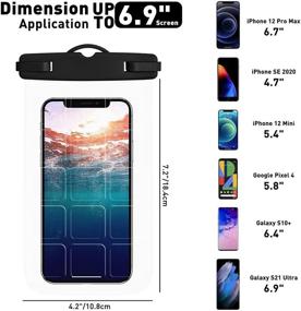 img 2 attached to Universal Waterproof Toyarata Bransparent Wateproof Cell Phones & Accessories