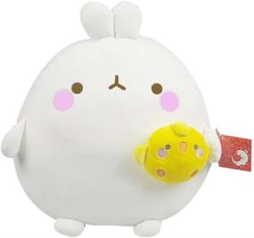 img 4 attached to Molang Mochi Pillow Plush Decor