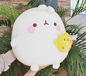 img 3 attached to Molang Mochi Pillow Plush Decor