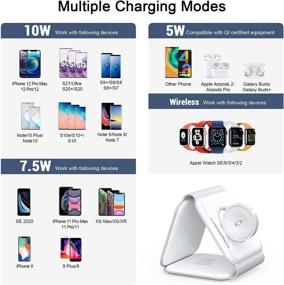 img 2 attached to Wireless Magnetic Foldable Charging Compatible