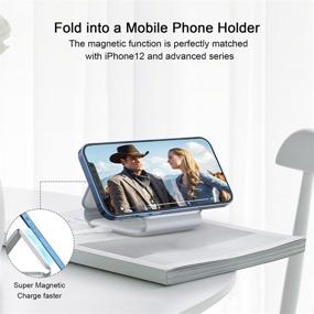 img 1 attached to Wireless Magnetic Foldable Charging Compatible