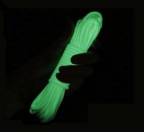 img 1 attached to Luminous Glow in The Dark Paracord - ZJchao 9 Strand 550: A Versatile Survival Tool