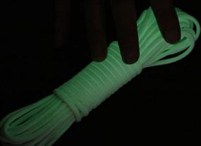 img 2 attached to Luminous Glow in The Dark Paracord - ZJchao 9 Strand 550: A Versatile Survival Tool