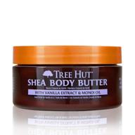 tree hut 7 ounce tahitian vanilla bean body butter: 24 hour intense hydration with shea butter logo