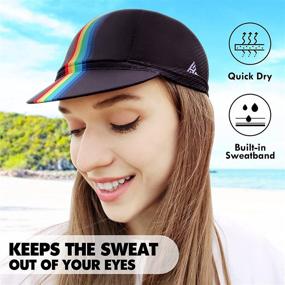 img 1 attached to 🚲 Hikenture Unisex Cycling Cap with Visor - Lightweight Sun Hat for Summer Biking