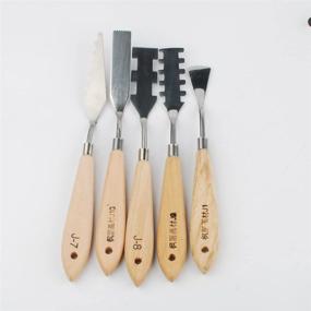 img 2 attached to NWFashion Palette Knives Artists Spatulas Painting, Drawing & Art Supplies