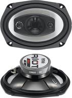 🔊 boss audio systems r94 - 500w 6x9 inch full range 4 way car speakers (sold in pairs) logo