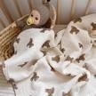 bedding swaddle nursery blanket newborn logo