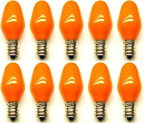 img 1 attached to 🍊 CEC Industries Orange Bulbs Shape: Vibrant & Versatile Lighting Solution