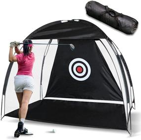 img 4 attached to Trineverse: Enhance your Golf Game with a Portable Golf Net – Perfect for Backyard and Indoor Practice!