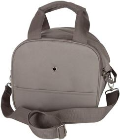 img 2 attached to 👜 Convenient and Stylish Home-X Portable Canvas Yarn Bag with Built-in Yarn Hole - Grey