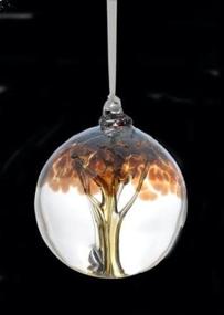 img 1 attached to 🌳 D&amp;J Glassware Tree of Life Glass Friendship Ball - for New Beginnings