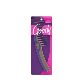 img 1 attached to 🔑 Goody Styling Essentials Hair Comb, Super with Overlay & Dip (Assorted Colors) - Enhance SEO