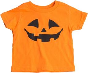 img 2 attached to 🎃 Adorable Little Boys' Pumpkin Face Jack O'Lantern Costume for Cute Toddler Halloween Celebrations