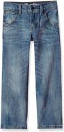 👖 boys' wrangler retro relaxed jeans - stylish clothing and denim pants logo