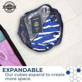 img 3 attached to Expandable Packing Cubes by Gallivanter Gear: Boost Your Travel Organization