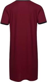 img 2 attached to Luxilooks Nightgown: The Ultimate 🌙 Nightshirt for Stylish Sleepwear and Lounge Comfort