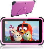 📱 kids tablet android 11.0 - 8 inch tablet for kids, 1920x1200 fhd ips display, 3gb ram 32gb rom, parental control, 5+8mp camera, wifi, comes with kids-tablet case and stand (pink) logo