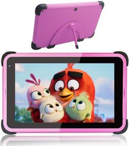 img 4 attached to 📱 Kids Tablet Android 11.0 - 8 Inch Tablet for Kids, 1920x1200 FHD IPS Display, 3GB RAM 32GB ROM, Parental Control, 5+8MP Camera, WiFi, Comes with Kids-Tablet Case and Stand (Pink)