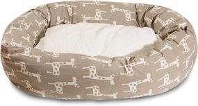 img 3 attached to 🐶 Majestic Sherpa Bagel Pet Bed